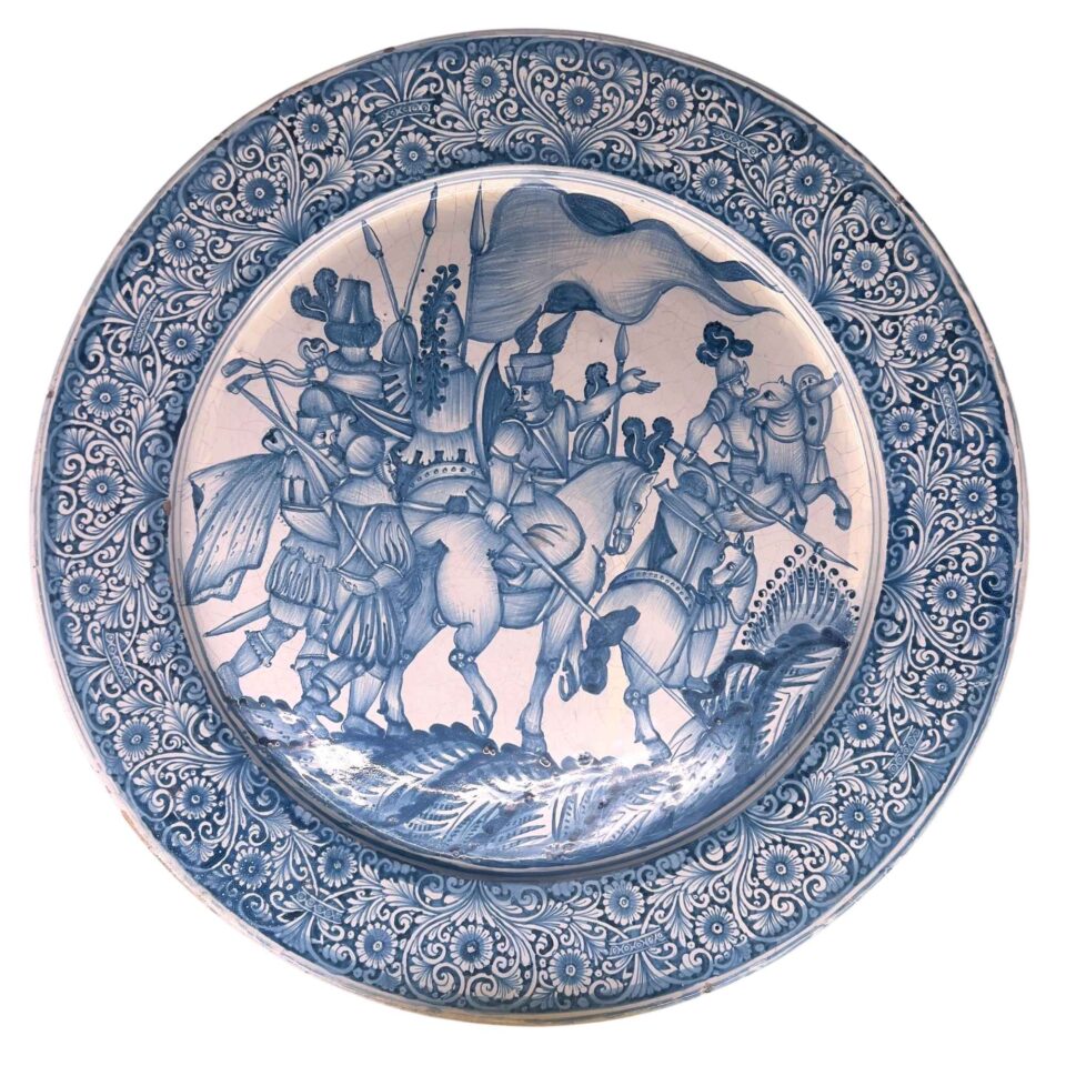 monocromia turchina della maiolica di laterza